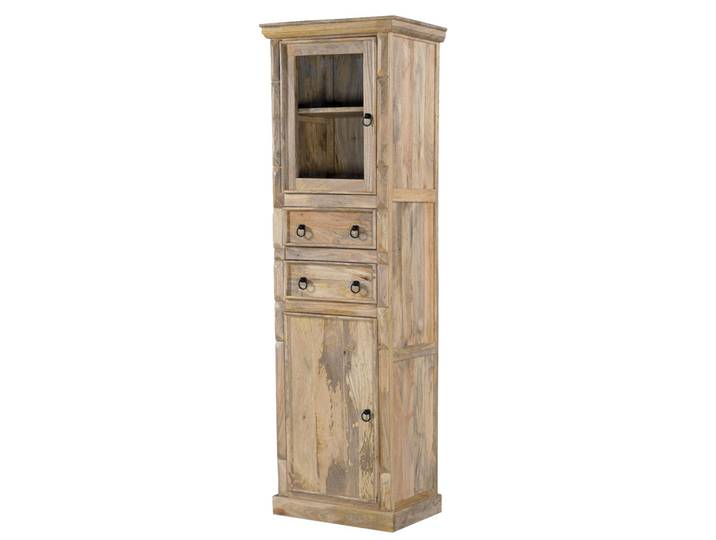 Schrank 60cm breit PAZIN Badschrank massiv Hochschrank Vintage Design