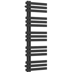 Helloshop26 - Handtuchwärmer-Heizkörper für Badezimmer Stahl 120 x 50 cm schwarz