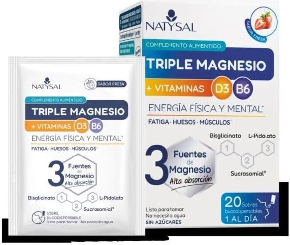 Natysal Triple Magnesio 20 Sobres