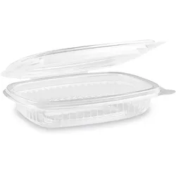 Feinkostbecher (PP) mit Deckel oval klar 125ml