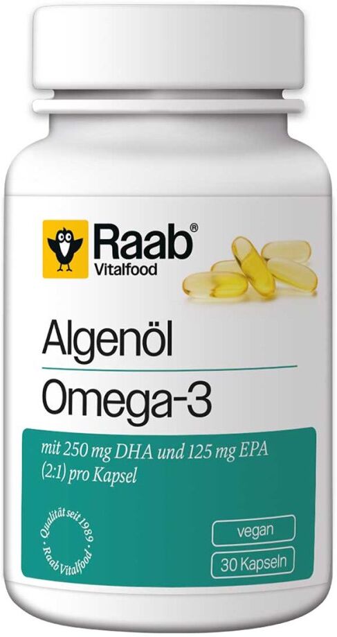Raab Vitalfood Algenöl Omega-3 Kapseln