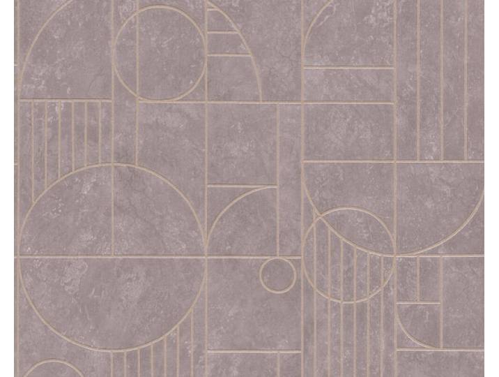 ART DECO TEGEL BEHANG Gemarmerd Design - grijs - A.S. Création My Home My Spa