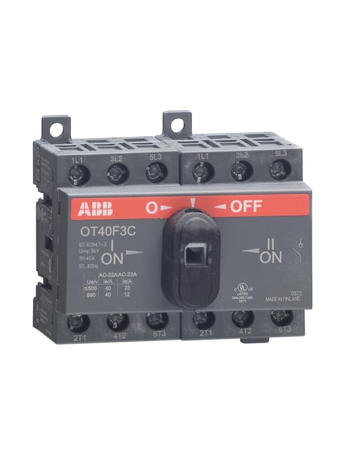 ABB Manual change-over switch ot40f3c