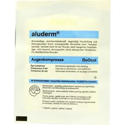 Aluderm Augenkompresse Duocul Steril 1 ST