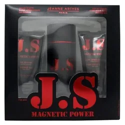 Jeanne Arthes, Beauty Geschenkset, Magnetic Power EDT Duschgel After Shave Set 100ml 75ml 75ml (Körperpflegeset, Parfum Set)