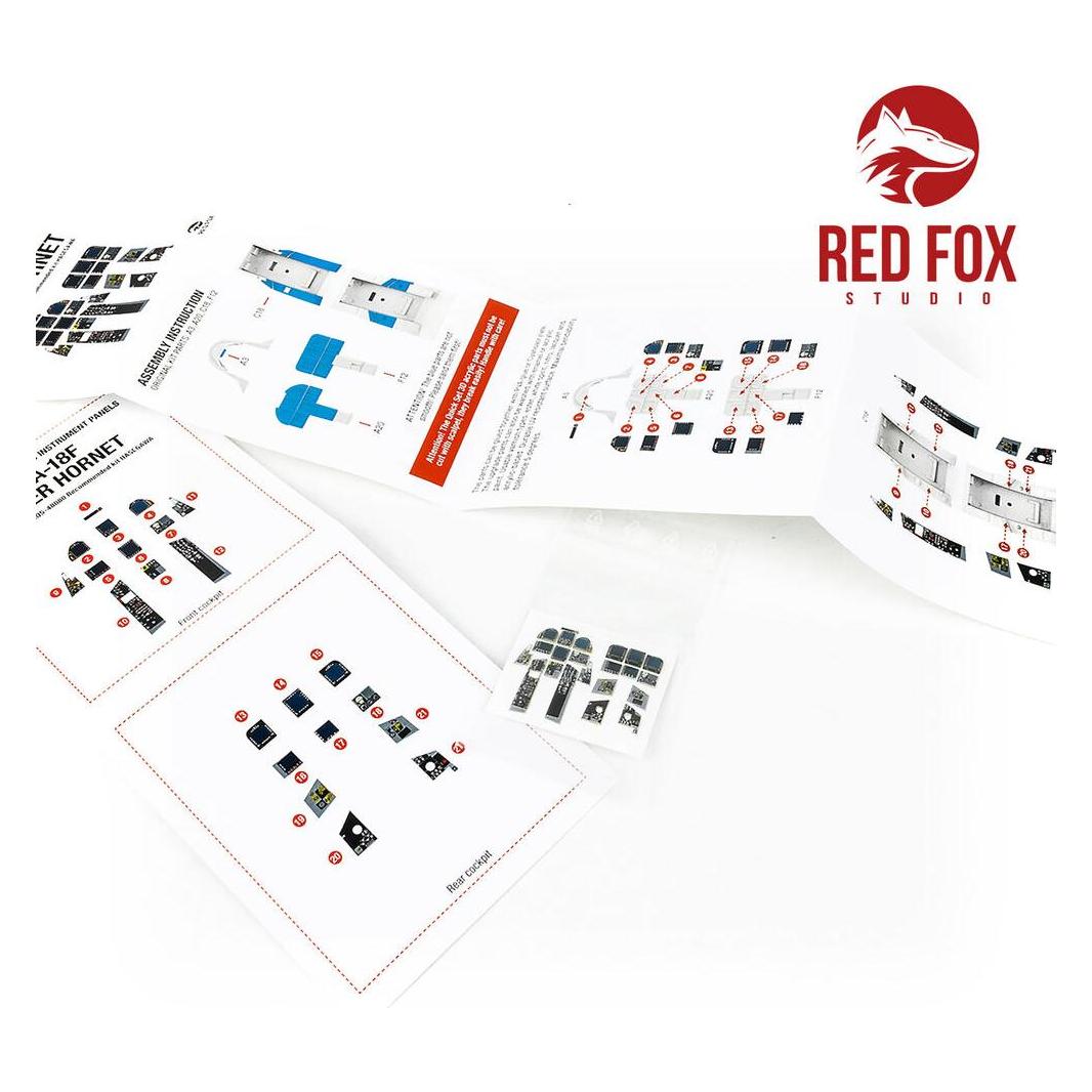 Red Fox 1/48 F/A-18F Super Hornet (for Hasegawa kit) (RFSQS-48080)