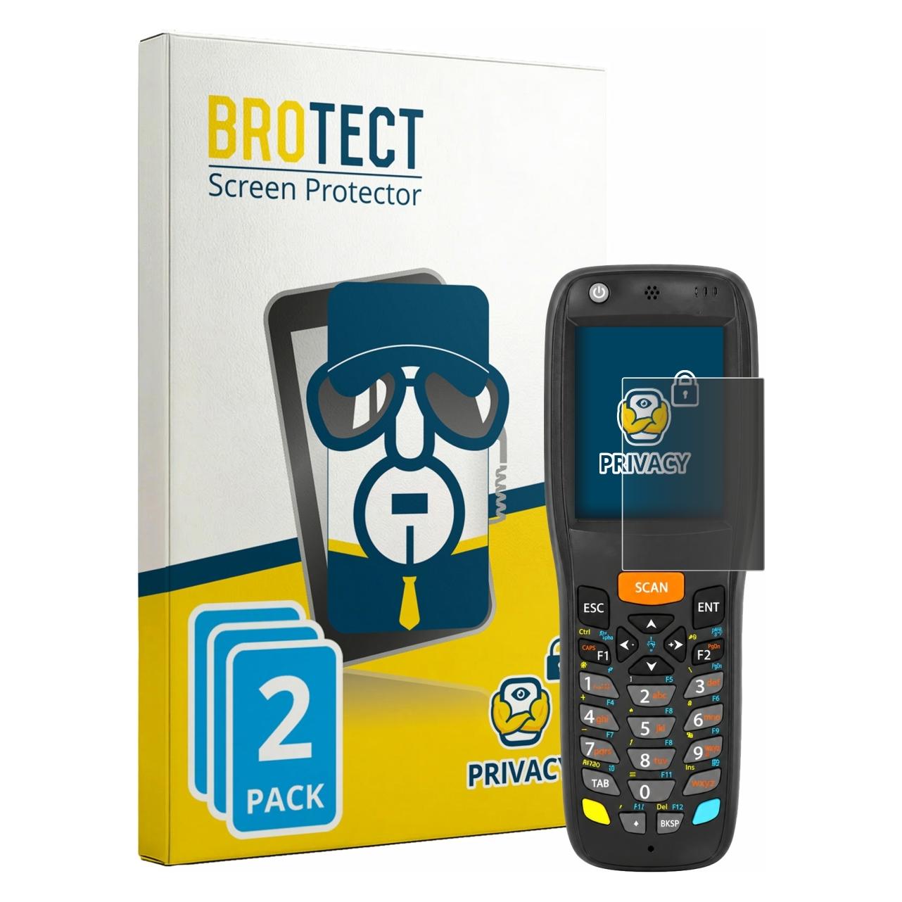Brotect Sichtschutzfolie für Datalogic Memor X3 Anti-Spy Privacy Folie Blaulicht-Schutz (4364062)