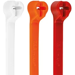 TY525M-2 Ty-Rap Stahlnasenkabelbinder Standard 185,67x4,67mm 222N, rt VPE 100 ABB
