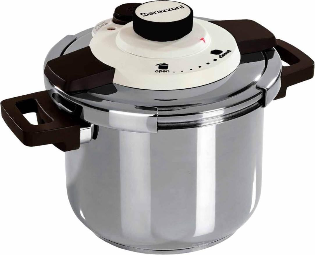 Barazzoni Dubbelwerkende snelkookpan, 6 liter