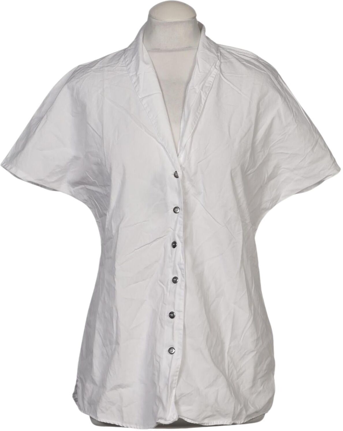Otto Kern Damen Bluse, Weiß, Gr. EU 38 (IT 44), Baumwolle - Second Hand