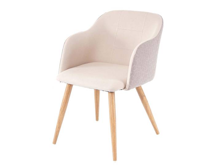 Jamb Esszimmerstuhl Beige, Textil, 53x78x60 cm, Esszimmer, Stuhl
