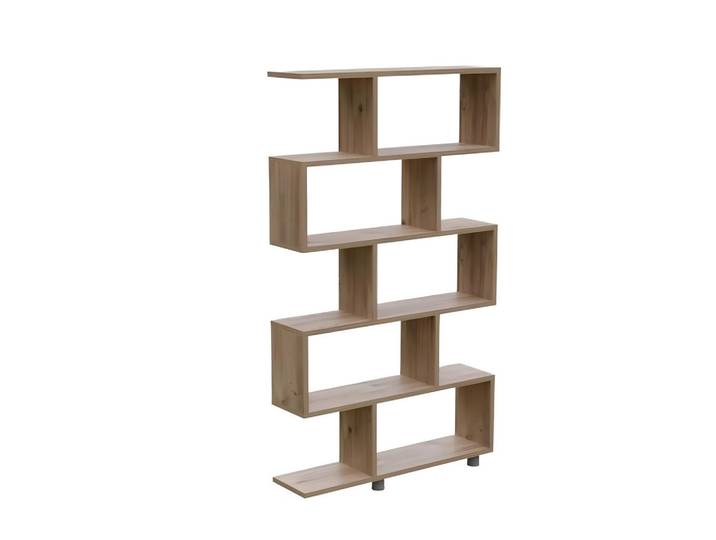 Calicosy Regal 11 Tabletts L90 cm - Elif, Eichefarben, 20x156x90 cm, Wohnzimmer, Regale, Bücherregale