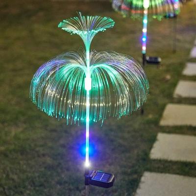 Uplifted Finds Solar Powered Jellyfish Lights   7 Color Changing Outdoor Garden & Festival Yard Decor 2 Pcs