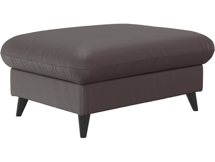 Hocker COTTA Pike, B: 102 cm , braun (cocoa), B:102cm H:45cm, GEDECKTES RINDSLEDER, Hocker, Hocker, mit Stauraum