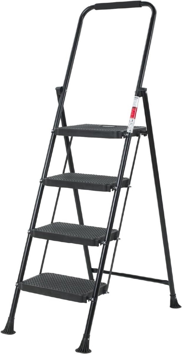 Inklapbare minimalistische huishoudtrap en keukentrap