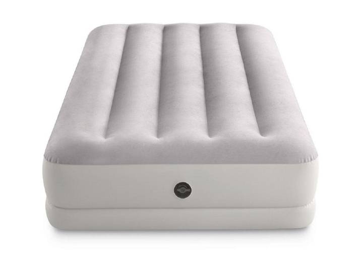 Luftbett INTEX Standard Prestige Mid-Rise Twin 99 x 191 cm , grau (hellgrau), B:99cm H:30cm L:191cm, PVC, Luftbetten, Luftbett