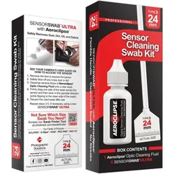PHOTOSOL Sensor Cleaning Swab Kit 6x 24mm/15ml Aeroclipse #KA-US3