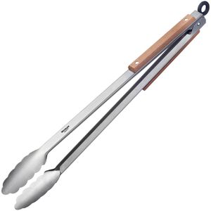 Westmark Grillzange Classic Wood 16292270, 44cm, Griff mit Holz, aus Edelstahl