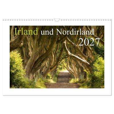 Irland und Nordirland 2027 (Wandkalender 2027 DIN A3 quer), CALVENDO Monatskalender