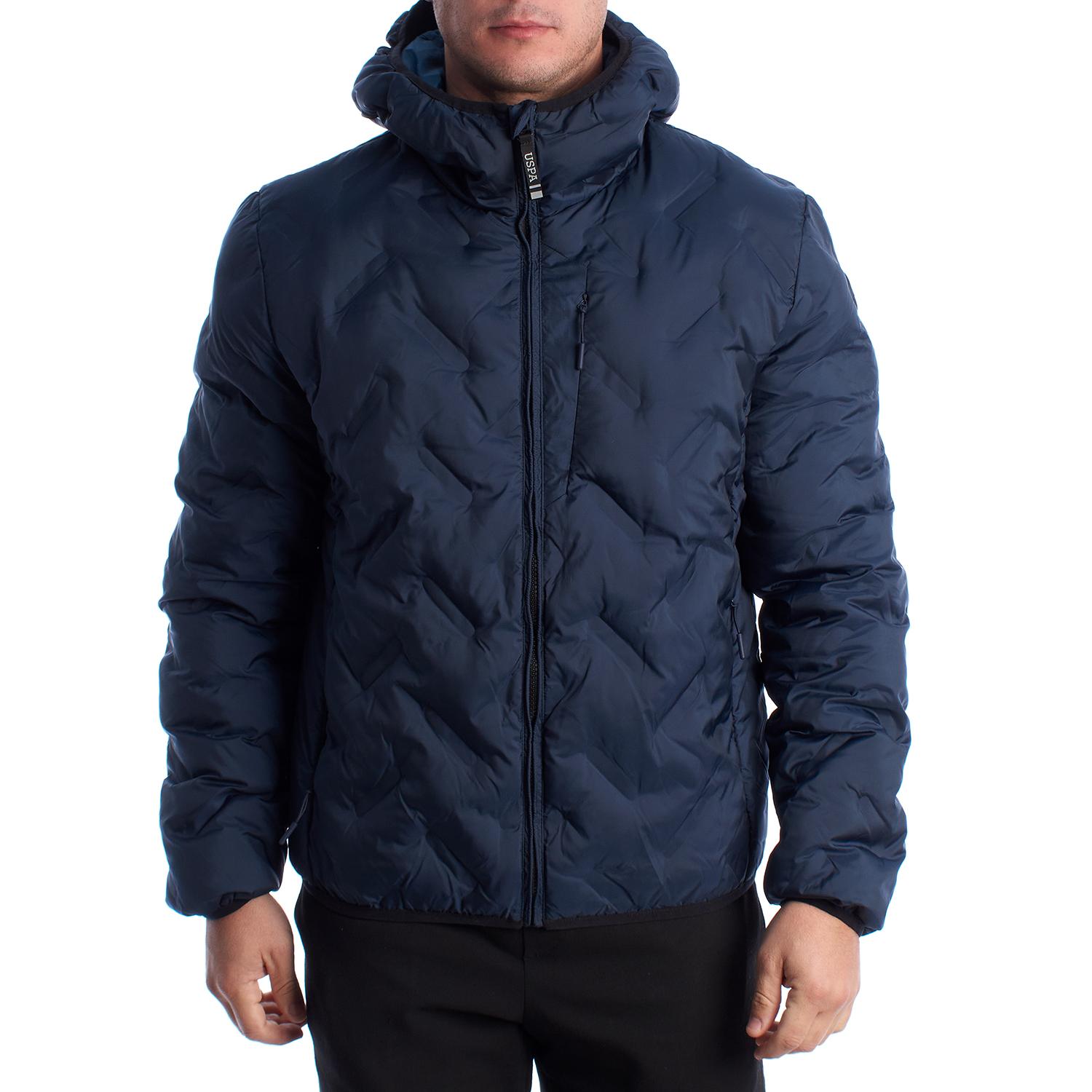 Heren Gevoerde Jas met Capuchon US40127001