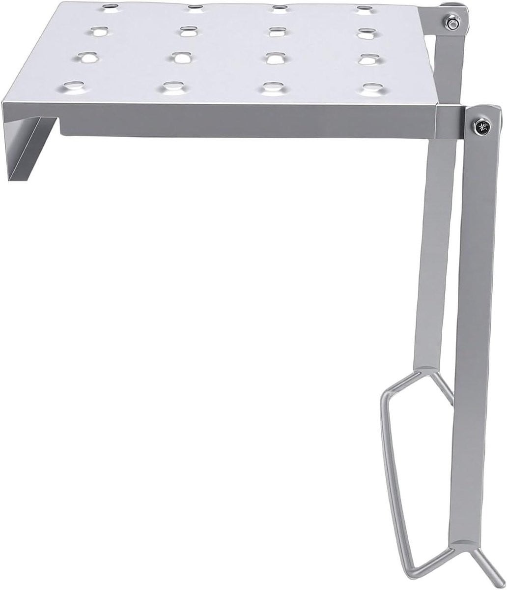 Vouwladder Platform Opstapladder Werkplatform Zilver