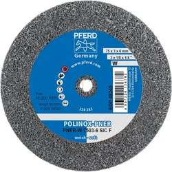 PFERD TOOLS POLINOX verpresstes Vlies-Rad PNER für Geradschleifer, Biegwellen und Schleifblöcke - 47803086