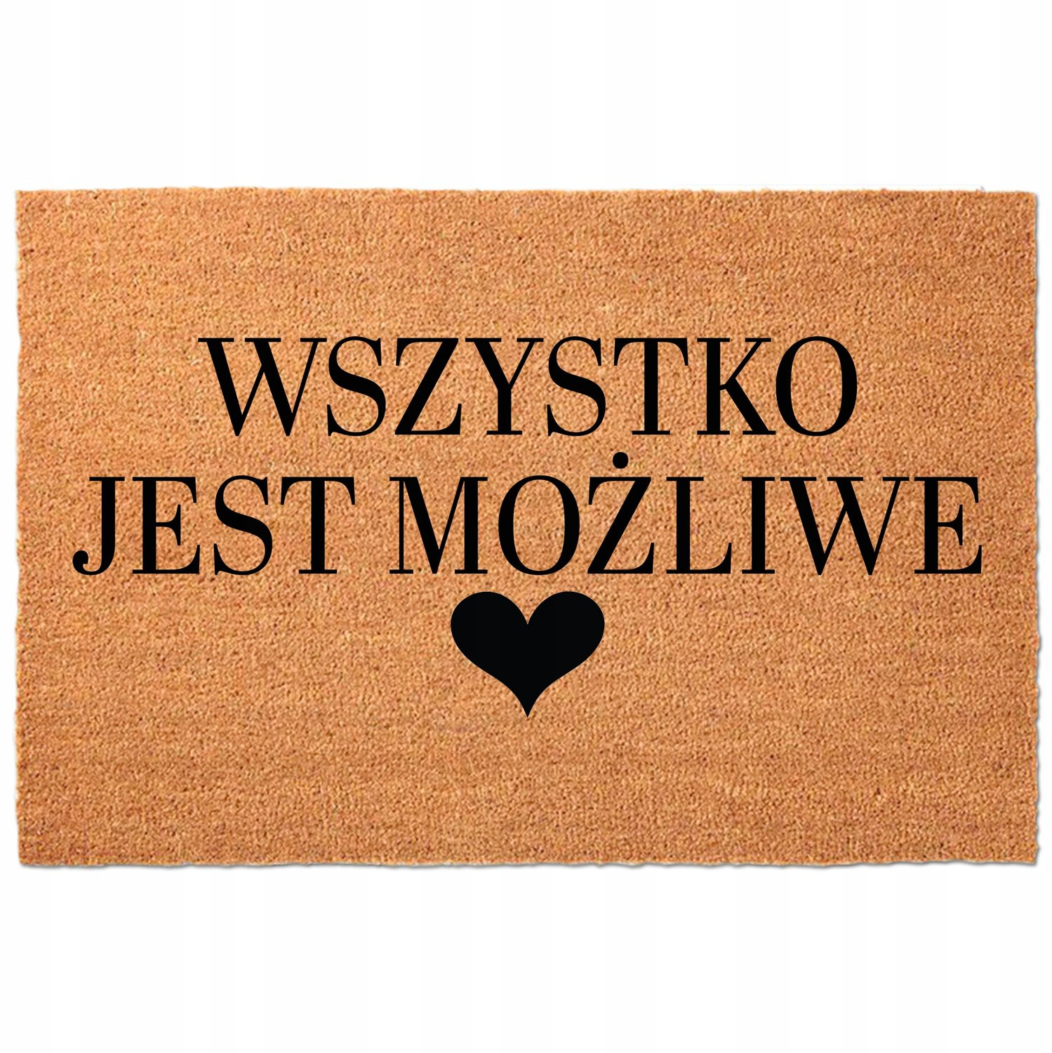 TabPrint Kokosmat Deurmat Alles is Mogelijk B/D: 60 x 40 cm