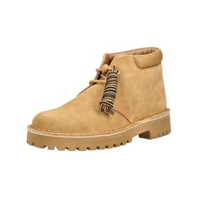 Schnürstiefelette CLARKS "Clarks Stiefelette Veloursleder", Damen, Gr. 38, beige (tan), Veloursleder, Schuhe Schnürstiefelette