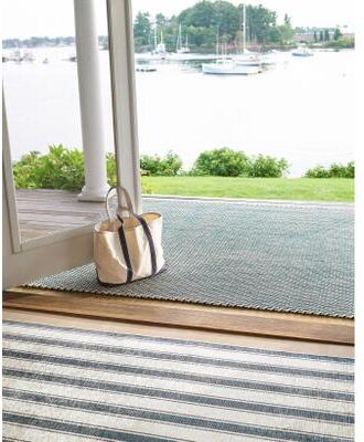 Annie Selke Dash & Albert Awning Stripe Machine Washable Rug