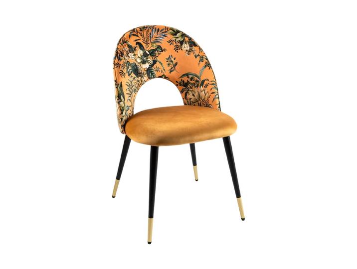 Designstuhl „Boutique“ mit Samtbezug   Gelb Invicta Interiors