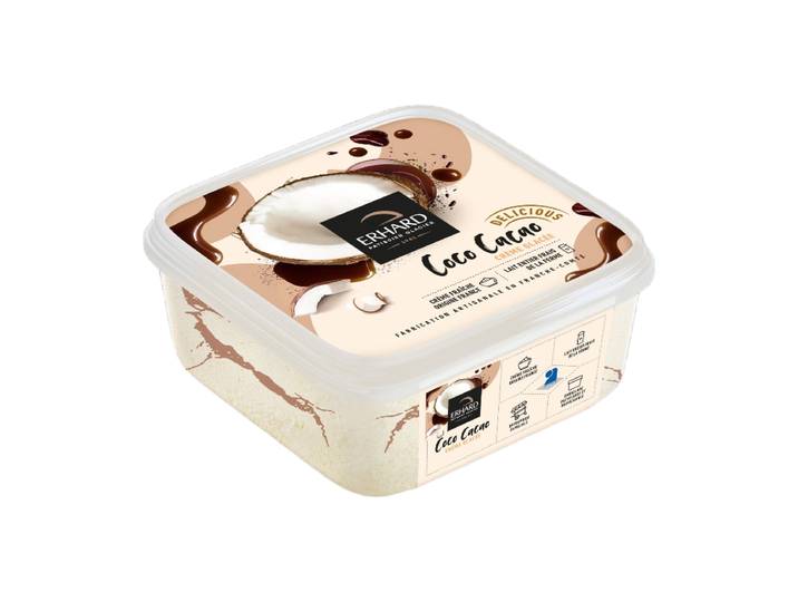 Erhard Crème glacée coco chocolat - 450 g