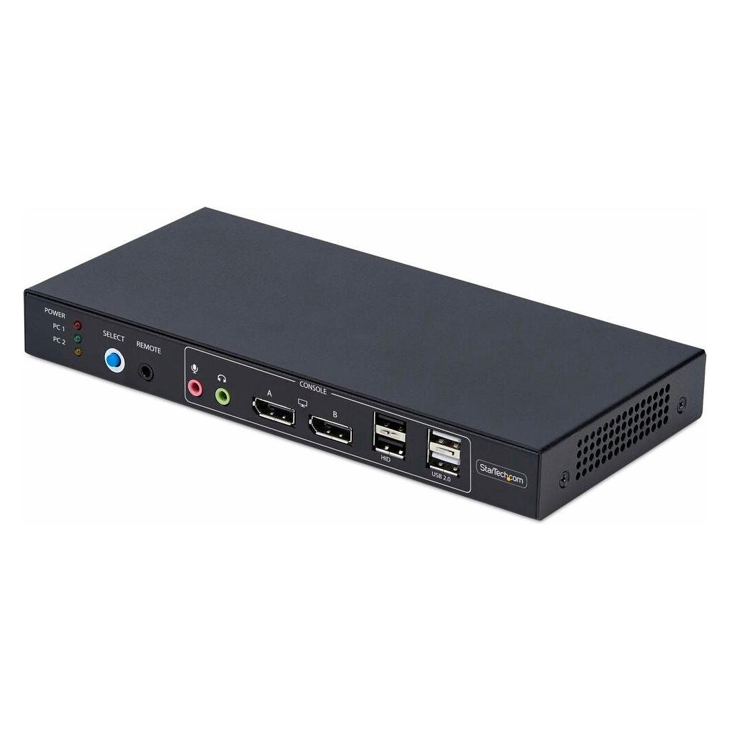 StarTech .com P2ADD121D-KVM-SWITCH, 3840 x 2160 Pixel, 4K Ultra HD, 36 W, Schwarz (P2ADD121D-KVM-SWITCH)