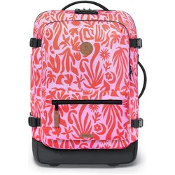 Cabaia Soft Suitcase 2 Wheels All Over Trolley, Koffer, Pink