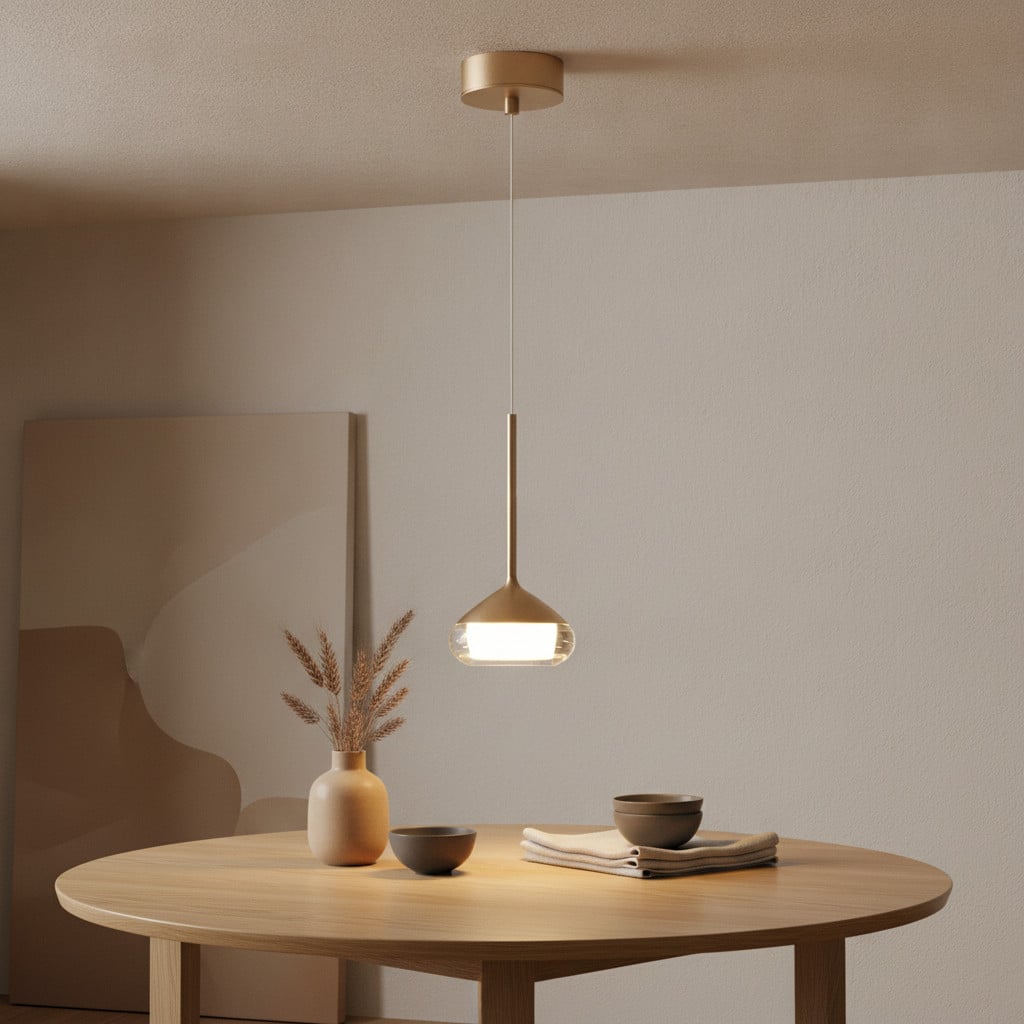 Artdelight Design Hanglamp Phoenix Champagne Gold/Brass Ø 11,6 cm