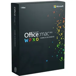 Microsoft Office Mac 2011 Home and Business