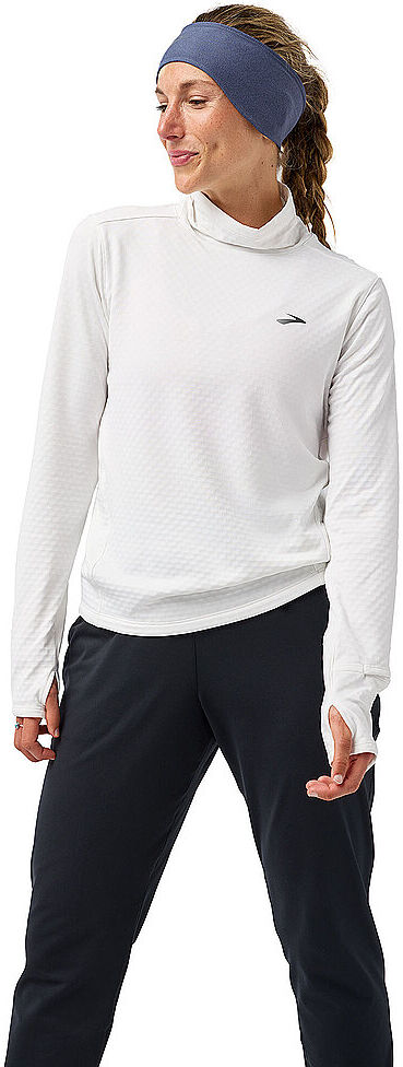 BROOKS Damen Laufshirt Notch Thermal 3.0 weiss   M M