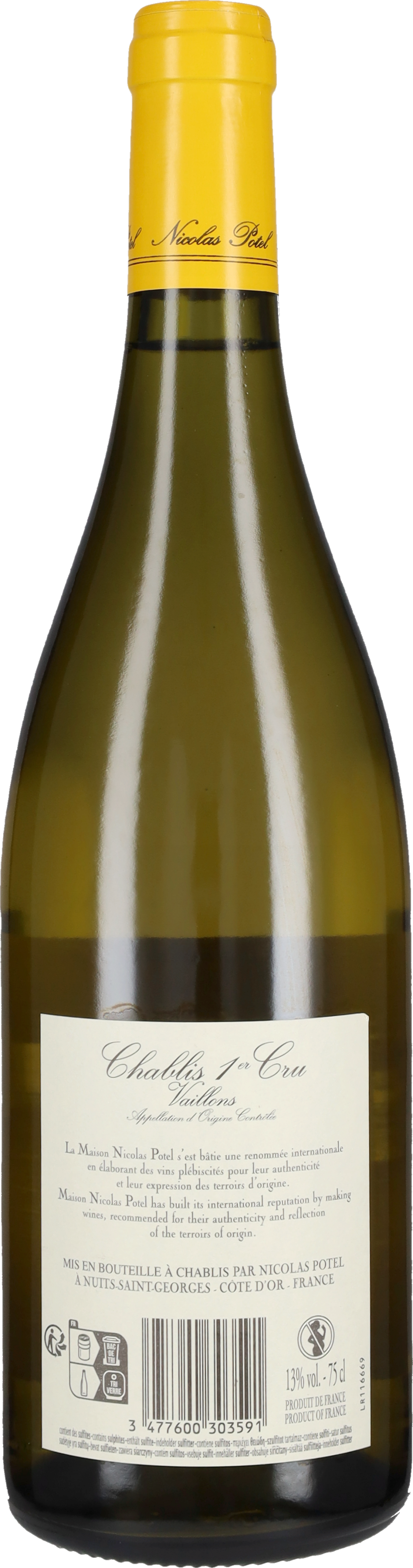 Chablis 1er Cru Vaillons Nicolas Potel 2023