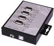 EXSYS EX-1344HMV, USB 2.0 Type-B, Seriell, Metallisch, CE, FCC, ROHS, 106 mm, 113 mm