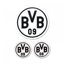 BVB Aufkleber 3er Set schwarz