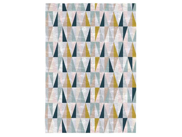 Tapis décoratif en coton en impression digital multicolore 160x230 cm
