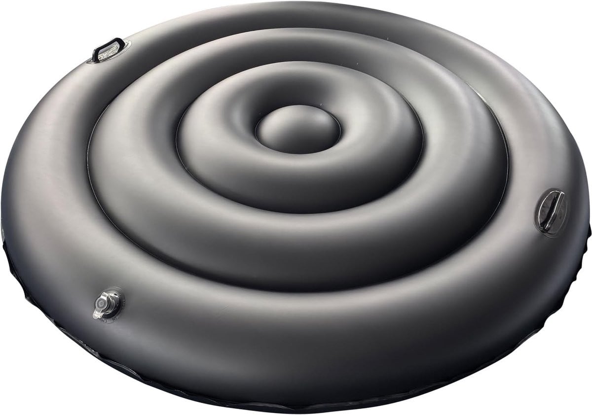 Ronde Opblaasbare Hottub Hoes met Thermische Isolatie - 145 cm