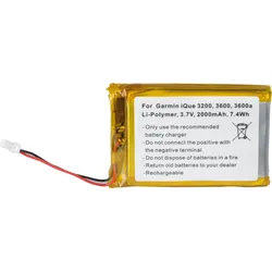 AKKU GPS GAR1 - Navigationsgeräteakku, Garmin iQue, Li-Pol, 2000 mAh