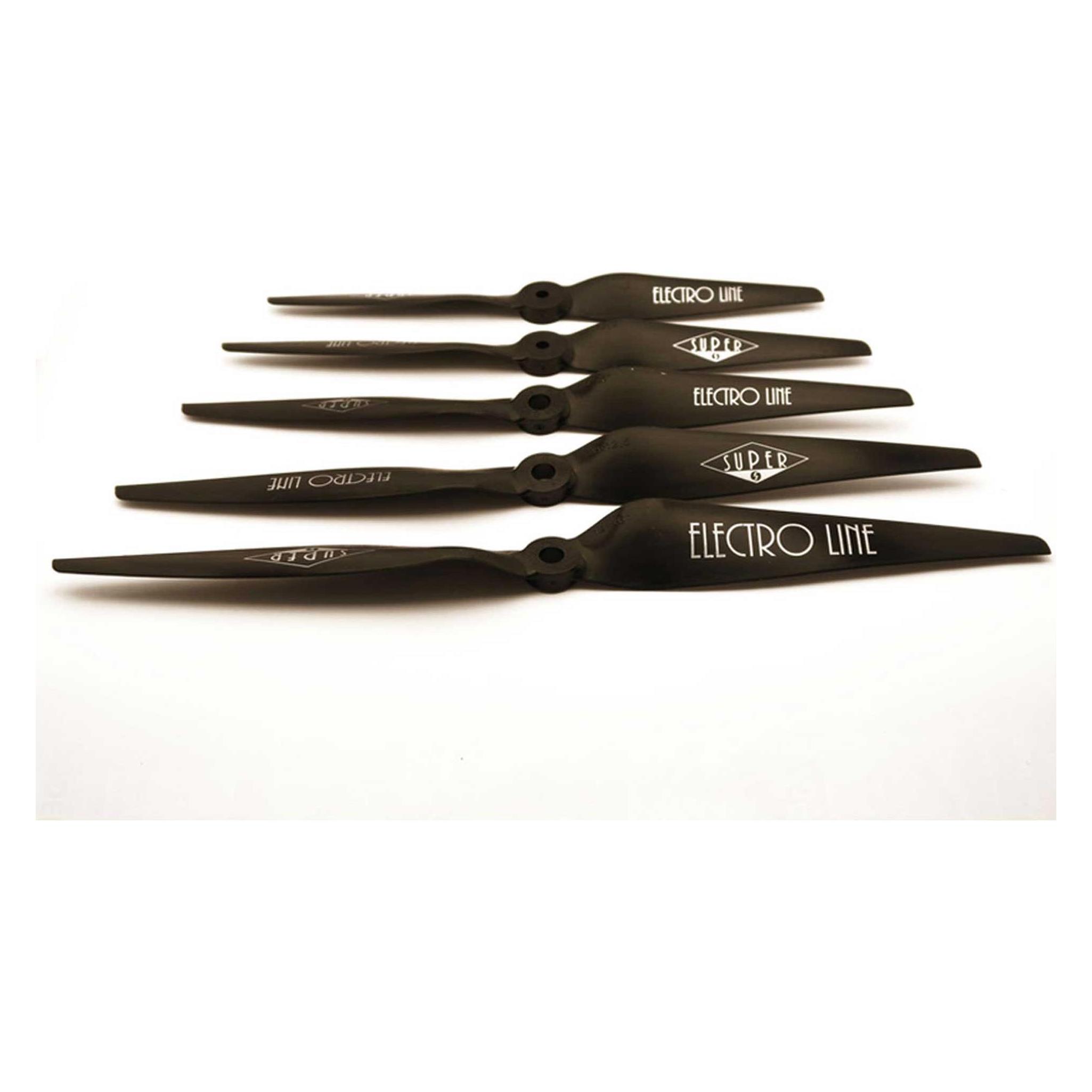 Super electro line 11x5" 28x12,5 cm schwarz 1stk. luftschraube (2061.11X5)