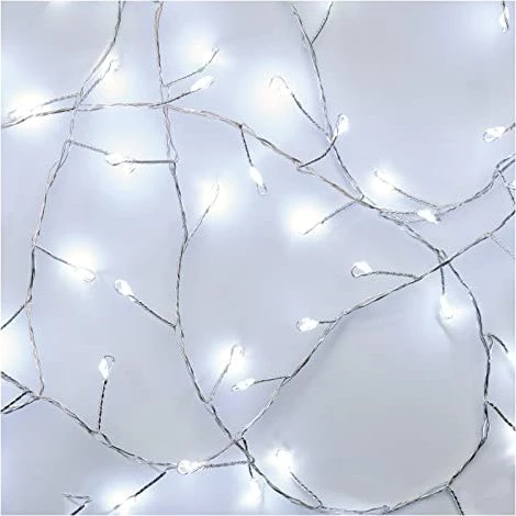 EMOS LED Weihnachts-Nano-Kette - Igel, 2,4 m, 3x AA, innen, kaltweiß, Timer