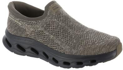 Skechers Performance Slip-ins: GO WALK GLIDE STEP 2.0-Caleb - Mens 7.5 Brown Walking Medium