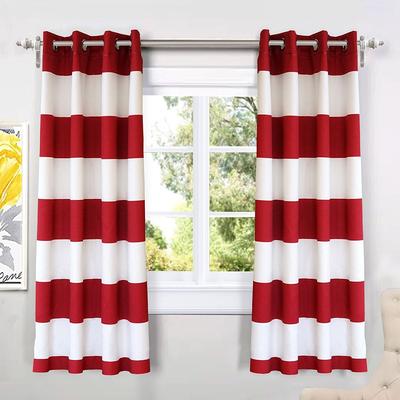 DriftAway Mia Stripe Room Darkening Curtain Panel Pair