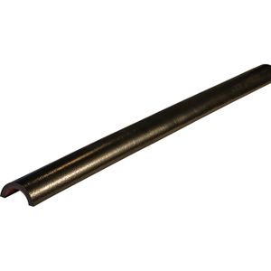 Knuffi Schutzprofil Typ R50, Bogen, PR-10219, selbstklebend, 1m Länge, schwarz, 70 x 35mm, Rohrschutz