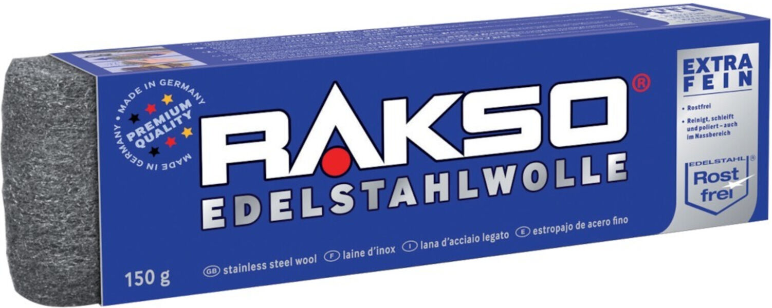 Edelstahlwolle mittel 3 150g RAKSO ; OSCAR WEIL (720300)