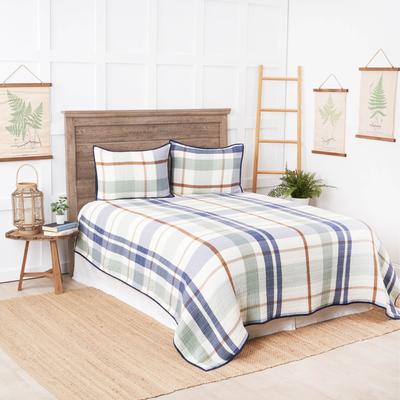 C&F Home Cypress Plaid TCotton Reversible and Machine Washable