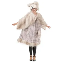 buttinette Poncho "Schneeeule"